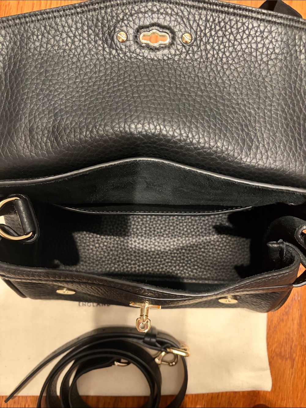 Mulberry Mini Alexa in Black Leather - Picture 9 of 11